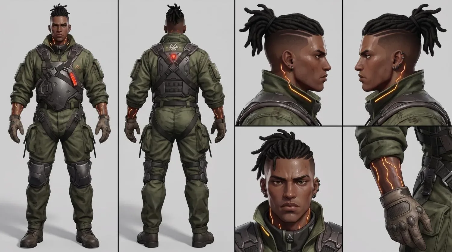 Ares Machina X1: ECHO character and visual development artwork